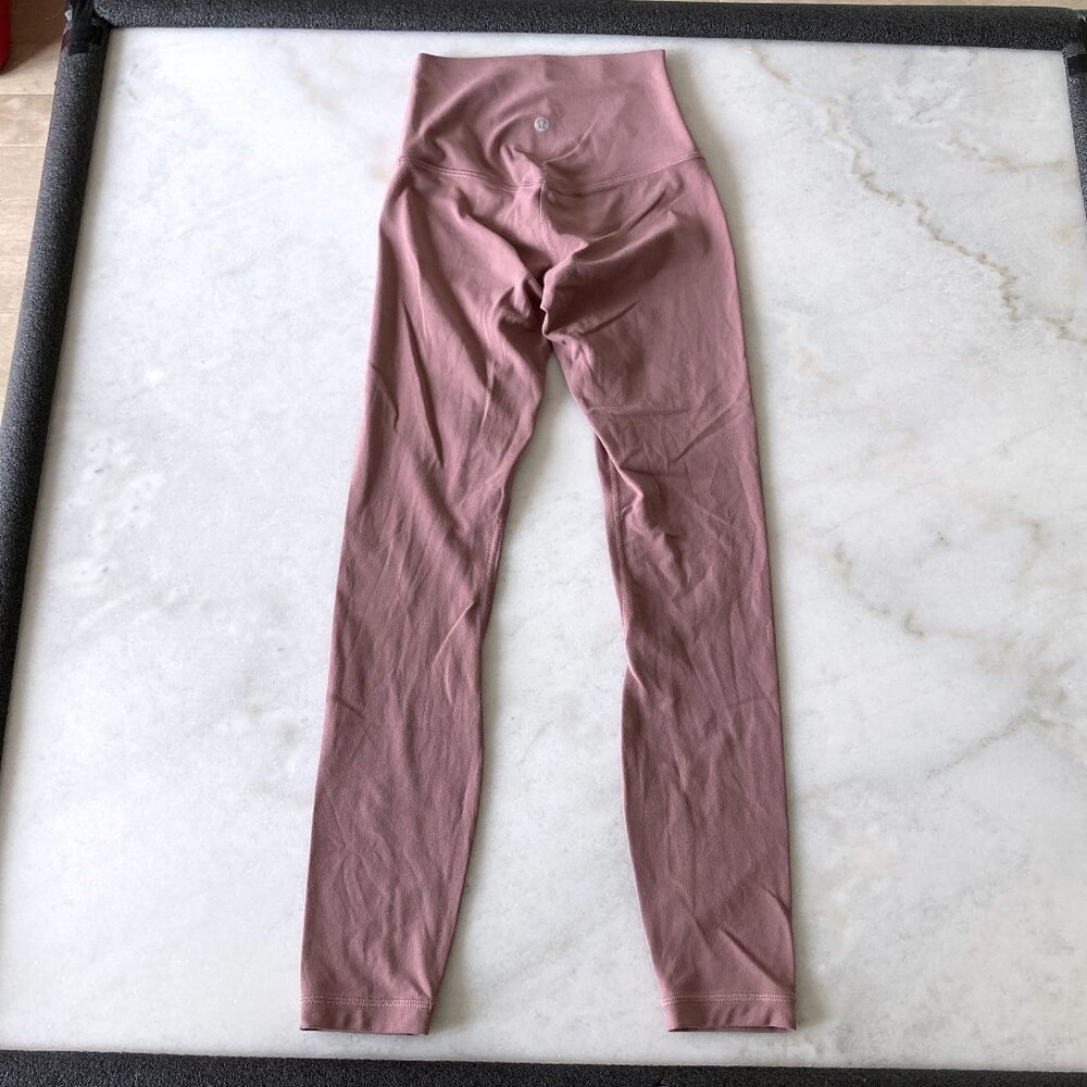 Like new! Lululemon Align Pant (neutral pink / blush) high rise leggings, 25"